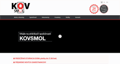 Desktop Screenshot of kovsmol.sk